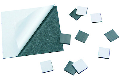Image of Magnetfolie, 15x15x2mm, selbstklebend, SB-Btl 10 Stück bei JUMBO