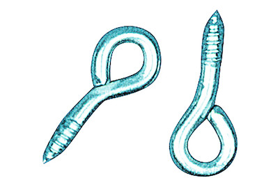 Image of Ringschrauben 24 Stück verzinkt 8x3 mm bei JUMBO