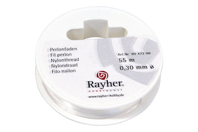 Image of Perlonfaden, 0,3mm ø, Reissfest 4kg,Hängelast 700g, Rolle 55m bei JUMBO