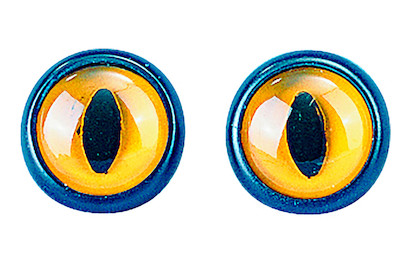 Image of Plastik-Eulenaugen, 12mm ø, zum Aufnähen, SB-Btl 6Stück bei JUMBO