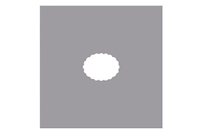 Image of Motivstanzer: Oval mit Zierrand, Breite: 2,54 cm, (1 ) bei JUMBO