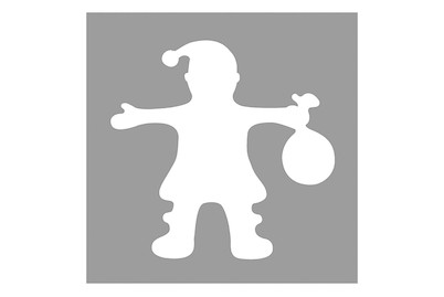 Image of Motivstanzer: Santa, 3,81cm ø, (1 1/2 ), SB-Blister 1Stück bei JUMBO