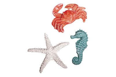 Image of Polyresin Meerestiere, 4-6cm, 3 Sorten, SB-Btl 3Stück bei JUMBO