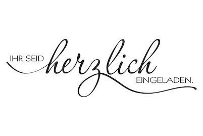 Image of Stempel Herzlich eingeladen , 4x10cm bei JUMBO