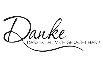 Image of Stempel Danke, dass Du an mich... , 3x7cm bei JUMBO