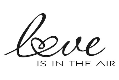 Image of Stempel Love is in the air , 4x7cm bei JUMBO
