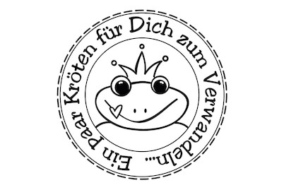 Image of Stempel Kröten zum Verwandeln , 3cm ø bei JUMBO