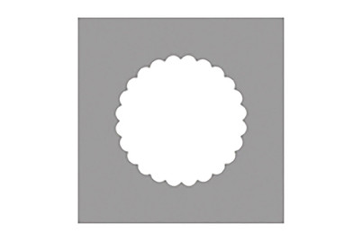 Image of Motivstanzer -rund mit Zierrand 3.16 cm ø 1 1/4 bei JUMBO