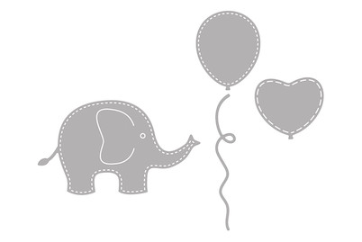 Image of Stanzschabl. Set: Baby Elephant, SB-Btl 4Stück bei JUMBO