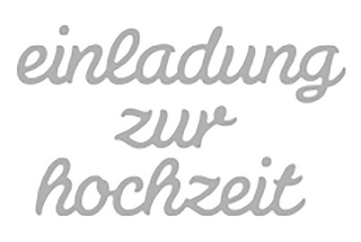 Image of Stanzschabl. Set: Einladung z. Hochzeit , SB-Btl 3Stück
