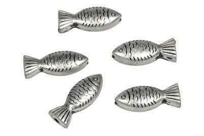 Image of Acryl Deko-Fisch, 0,8x2,2cm, m. Loch 2mm ø, SB-Btl 12Stück bei JUMBO