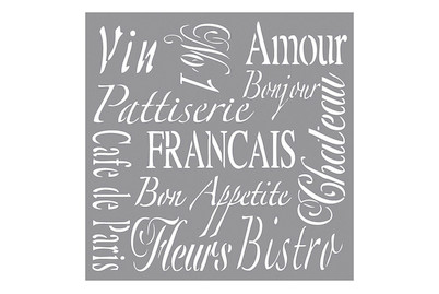 Image of Schablone French Living 30.5x30.5 cm bei JUMBO