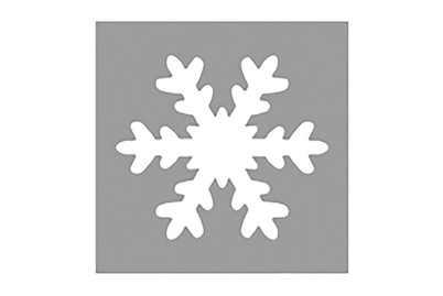 Image of Motivstanzer: Schneeflocke, 5,08cm ø, (2 ), SB-Blister 1Stück bei JUMBO