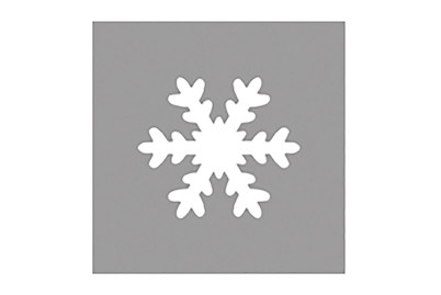 Image of Motivstanzer: Schneeflocke, 3,81cm ø, (1 1/2 ), SB-Blister 1Stück bei JUMBO