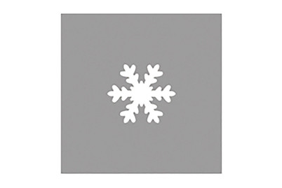 Image of Motivstanzer: Schneeflocke, 2,54cm ø, (1 ), SB-Blister 1Stück bei JUMBO