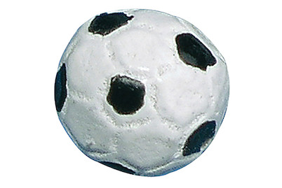 Image of Polyresin-Fussball, 1,2 cm ø, SB-Btl. 12 Stück