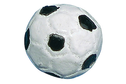 Image of Polyresin-Fussball, 1,2 cm ø, SB-Btl. 12 Stück bei JUMBO
