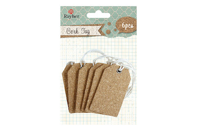 Image of Kork Tags, SB-Btl 6Stück bei JUMBO