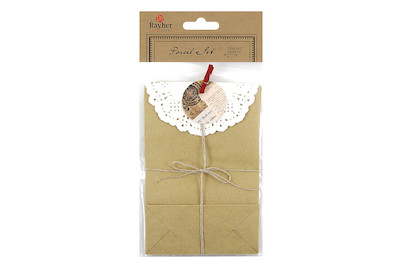 Image of Geschenktüten, 9x3,5x14cm, 4xPäckchen+1xSchnur, SB-Btl bei JUMBO