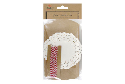 Image of Geschenksverpackung, 12x7,5cm, 4x Karten+1xSchnur2,7m, SB-Btl bei JUMBO