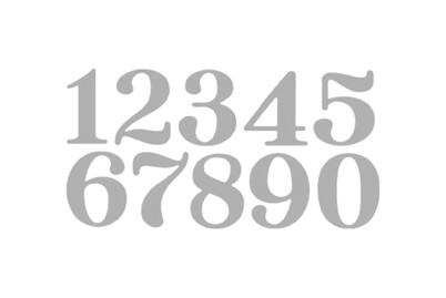 Image of Stanzschabl. Set: Big Numbers, SB-Btl 10Stück bei JUMBO