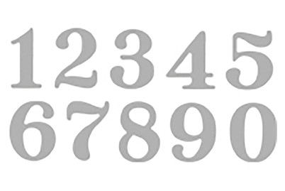 Image of Stanzschabl. Set: Small Numbers, SB-Btl 10Stück bei JUMBO