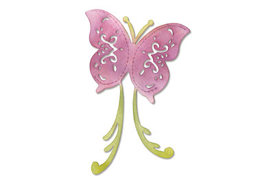Image of Sizzix Sizzlits Schablone Schmetterling 8.9x11.4 cm
