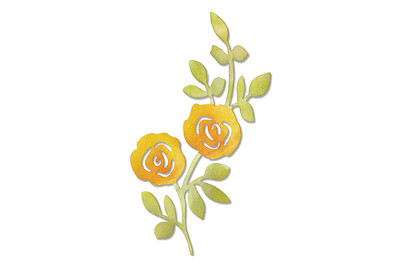Image of Sizzix Sizzlits Schablone Kletterrosen 8.6x11.8 cm bei JUMBO