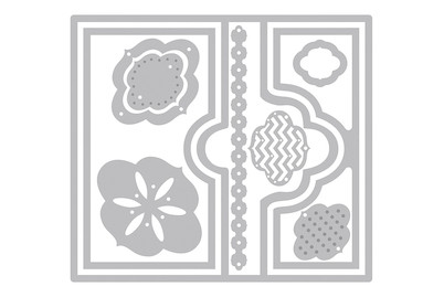 Image of Sizzix Framelits Set-Card Elegant Flip-its 10 Stück 15.88x13.97 cm bei JUMBO