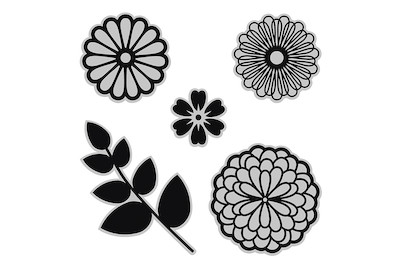 Image of Sizzix Framelits Die Set with Stamp English Garden 5 Stück bei JUMBO