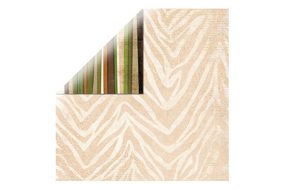 Image of Scrapbookingpapier Safari Tiki 30.5x30.5 cm 190 g/m2 bei JUMBO