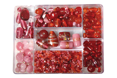 Image of Glasperlen-Box Farb- und Grössenmix 115 g bei JUMBO