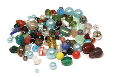 Image of Glasperlen 75 g bunt gemischt bei JUMBO