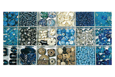 Image of Glasperlen-Box, Farb- und Grössenmix, Box 240g bei JUMBO