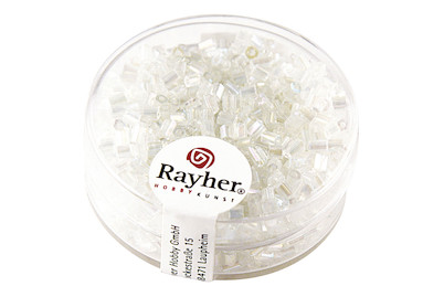 Image of Glasstifte, 2x2 mm, mit Silbereinzug, Dose 16 g bei JUMBO