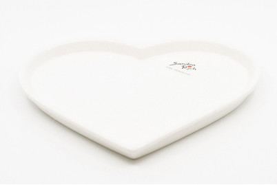 Image of Heart Porzellan Teller 19.5x17 cm bei JUMBO