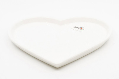 Image of Heart Porzellan Teller 19.5x17 cm