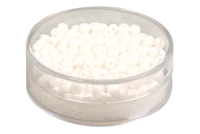 Image of Silk-Bead Glas Rocailles, 4mm ø, Dose 120Stück bei JUMBO