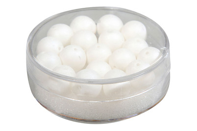 Image of Silk-Bead Glas Perle, 8mm ø, Dose 18Stück bei JUMBO