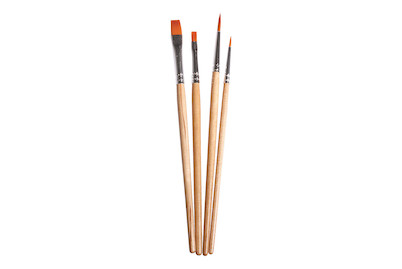Image of Pinselset Hobby Kreativ, FSC 100%, sortiert, SB-Btl 4Stück bei JUMBO