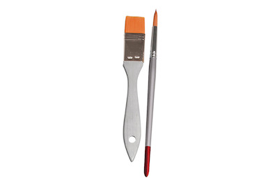 Image of Pinselset Grundieren/Verzieren, FSC 100%, sortiert, SB-Btl 2Stück bei JUMBO