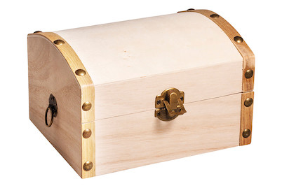 Image of Holz Truhe, FSC Mix Credit, 13,5x10x8cm bei JUMBO