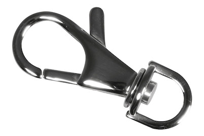 Image of Edelstahl-Schlüsselanhänger, 35mm ø, m. Drehgelenk, SB-Btl 1Stück bei JUMBO