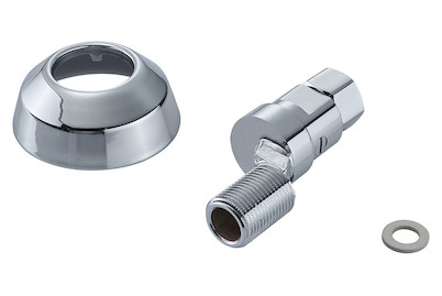 Image of Technic Abstellverschraubung exzent. Messing verchr. 1/2 X 1/2 X 82 MM / 17 MM bei JUMBO