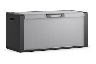 Image of Oecoplan Titan Chest Gartenkiste (118x49x55cm), Polypropylen schwarz-grau bei JUMBO