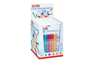 Image of Tesa Glitzerkleber 6 Farben bei JUMBO