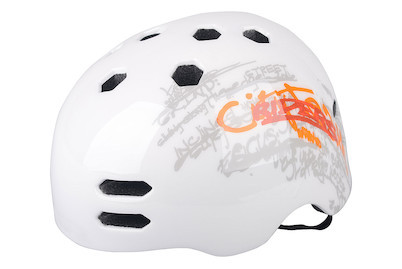 Image of Leopard Velohelm Scater 53-55cm, weiss