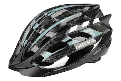 Image of Leopard Velohelm Vento 55-58cm, schwarz bei JUMBO