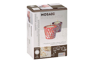 Image of Creativ-Set Perlmutt-Windlicht bei JUMBO