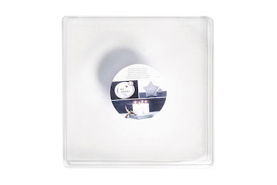 Image of Giessform Quadrat gross 25x25 cm Tiefe 4 cm bei JUMBO